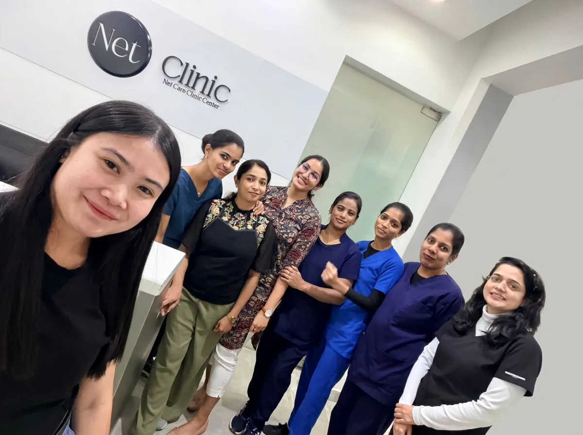 The team at Net Dental Clinic Al Karama